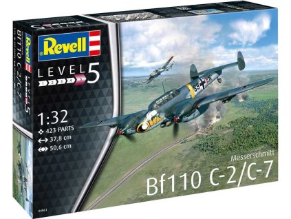 Plastic ModelKit letadlo 04961 - Messerschmitt Bf110 C-2/C-7 (1:32)