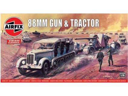 Classic Kit VINTAGE military A02303V - 88mm Flak Gun & Tractor (1:76)