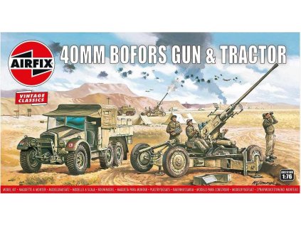 Classic Kit VINTAGE military A02314V - Bofors 40mm Gun & Tractor (1:76)