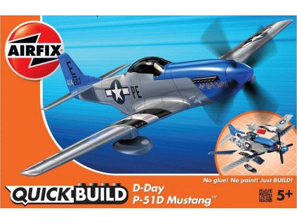 Quick Build letadlo J6046 - D-Day P-51D Mustang