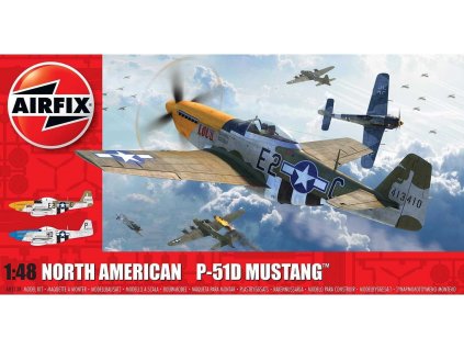 Classic Kit letadlo A05138 - North American P-51D Mustang (Filletless Tails) (1:48)