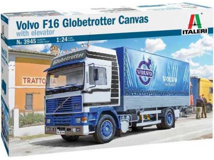 Model Kit truck 3945 - VOLVO F16 Globetrotter Canvas (1:24)