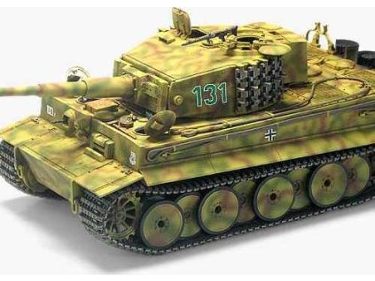 Model Kit tank 13287 - TIGER-I MID VER. "Anniv.70 Normandy Invasion 1944" (1:35)