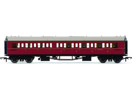 Vagón osobní HORNBY R4767 - BR Collett Coach Corridor Composite RH, Maroon