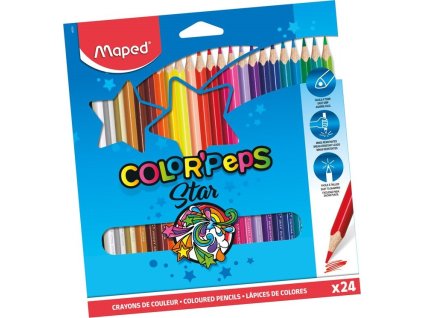 MAPED Pastelky trojboké Color'Peps 24ks