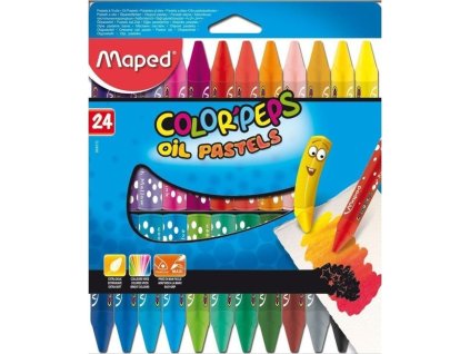 MAPED Trojhranné olejové pastely Color'Peps 24ks