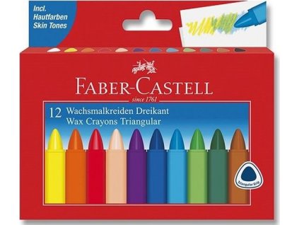 Faber-Castell Voskovky trojboké 12ks