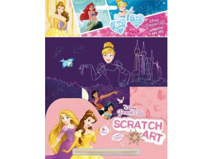JIRI MODELS Vyškrabávací set Disney princezny