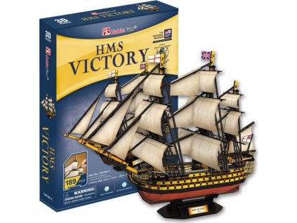 CUBICFUN 3D puzzle Plachetnice HMS Victory 189 dílků