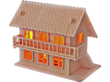 WOODEN TOY , WCK 3D puzzle Vila E