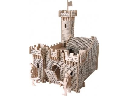 WOODEN TOY , WCK 3D puzzle Rytířský hrad