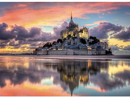 CLEMENTONI Puzzle Magický Mont Saint-Michel, Francie 1000 dílků