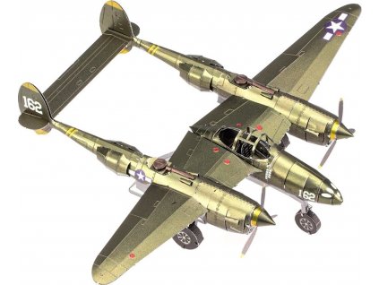 METAL EARTH 3D puzzle Lockheed Martin P-38 Lightning (ICONX)