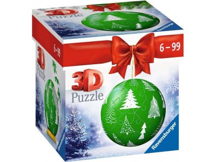 RAVENSBURGER Puzzleball Vánoční stromečky 56 dílků