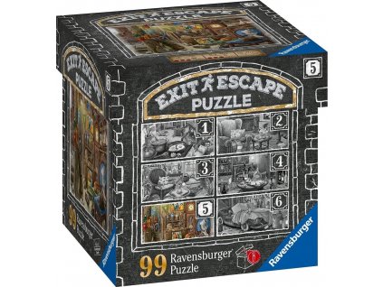 RAVENSBURGER Únikové EXIT puzzle Strašidelné sídlo 5: Na půdě 99 dílků