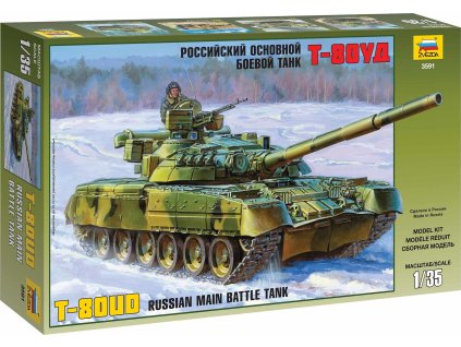 Model Kit tank 3591 - Russian Main Battle Tank T-80UD (1:35)