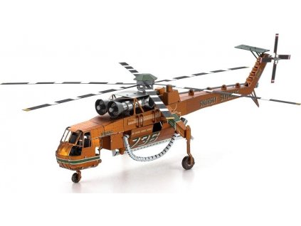 METAL EARTH 3D puzzle Vrtulník Skycrane (ICONX)