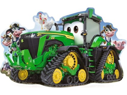 RAVENSBURGER Obrovské podlahové puzzle John Deere Traktor 24 dílků