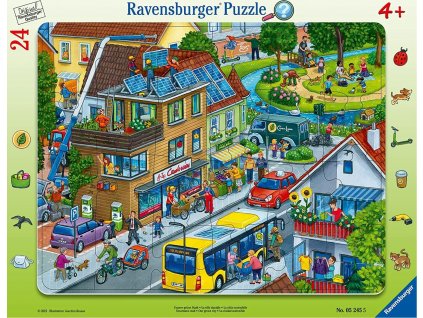 RAVENSBURGER Puzzle Naše zelené město 24 dílků