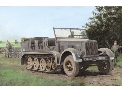 Model Kit military 6466 - Sd.Kfz.7 8t HALFTRACK INITIAL PRODUCTION (SMART KIT) (1:35)