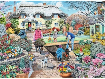 RAVENSBURGER Puzzle Dědečkova zahrada 500 dílků