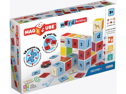 GEOMAG Magnetické kostky Magicube Skládání slov