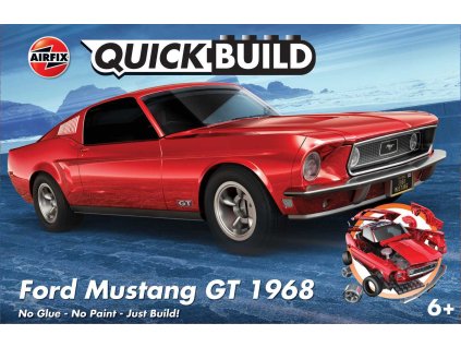 Quick Build auto J6035 - Ford Mustang GT 1968