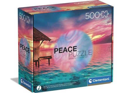 CLEMENTONI Peace puzzle: Žít přítomností 500 dílků