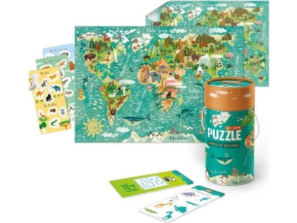 DODO Sada puzzle, her a doplňků Světová zvířata