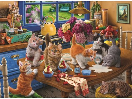 ANATOLIAN Puzzle Koťátka v kuchyni 1000 dílků