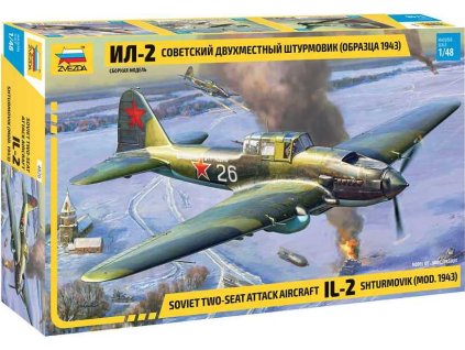 Model Kit letadlo 4826 - IL-2 Stormovik mod.1943 (1:48)