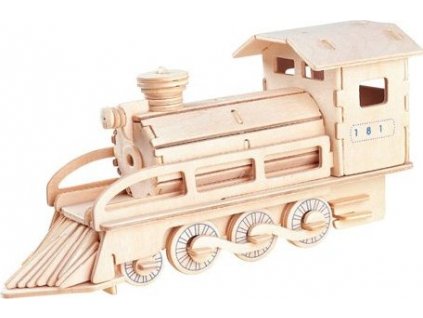 WOODEN TOY , WCK 3D puzzle Parní lokomotiva