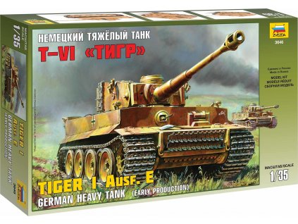 Model Kit tank 3646 - Tiger I Early (Kursk) (1:35)