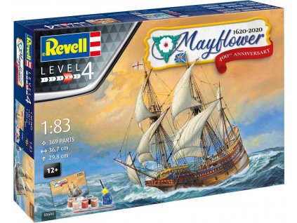 Gift-Set loď 05684 - Mayflower 400th Anniversary (1:83)