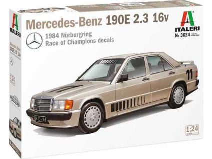 Model Kit auto 3624 - Mercedes Benz 190E (1:24)