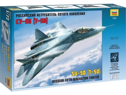 Model Kit letadlo 7275 - Sukhoi T-50 Russian Stealth Fighter (1:72)