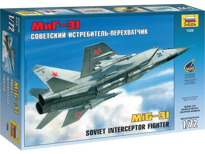 Model Kit letadlo 7229 - MIG-31 Soviet Interceptor (1:72)