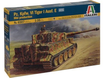 Model Kit tank 6507 - Pz.Kpfw.VI TIGER I Ausf.E mid production (1:35)
