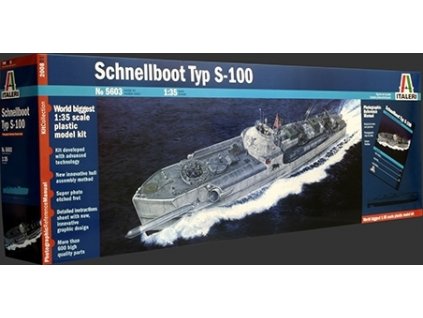 Model Kit loď PRM edice 5603 - SCHNELLBOOT TYP S-100 (1:35)