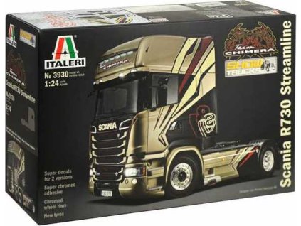 Model Kit truck 3930 - SCANIA R730 STREAMLINE "TEAM CHIMERA" (1:24)