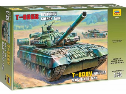 Model Kit tank 3592 - Russian Main Battle Tank T-80BV (1:35)