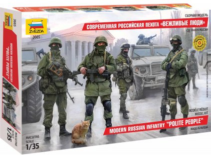 Model Kit figurky 3665 - Modern Russian Infantry (1:35)