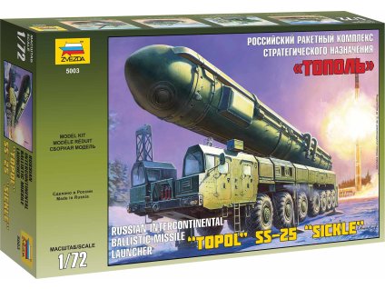 Model Kit military 5003 - Ballistic Missile Launcher "Topol" (1:72)