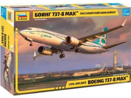 Model Kit letadlo 7026 - Boeing 737- 8 MAX (1:144)