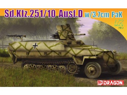 Model Kit military 7280 - Sd.Kfz.251/10 Ausf.D w/3.7cm PaK (1:72)