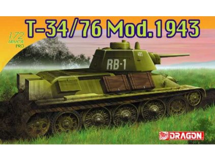 Model Kit tank 7277 - T-34/76 Mod.1943 (1:72)