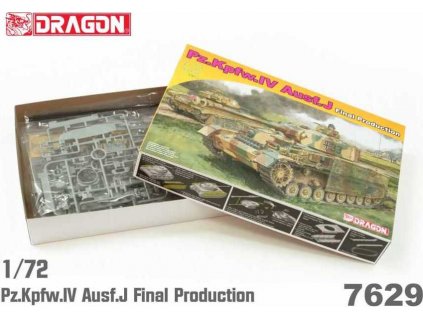 Model Kit tank 7629 - Pz.Kpfw.IV Ausf.J Final Production (1:72)