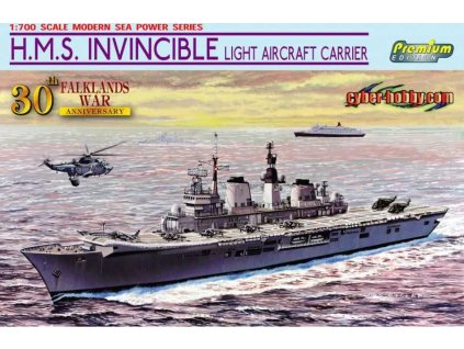 Model Kit loď 7128 - HMS INVINCIBLE (FALKLANDS WAR) (1:700)