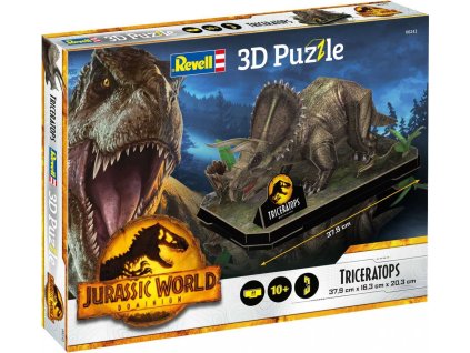 3D Puzzle REVELL 00242 - Jurassic World - Triceratops