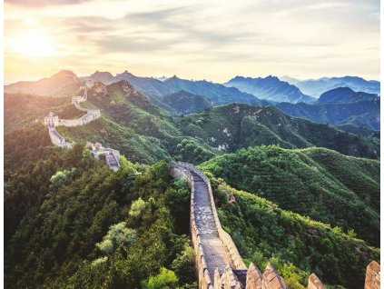 RAVENSBURGER Puzzle Čínská zeď při západu slunce 2000 dílků
